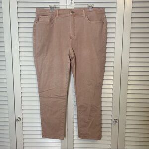 a.n.a High-Rise Skinny Ankle Jeans in Blush | Size 18